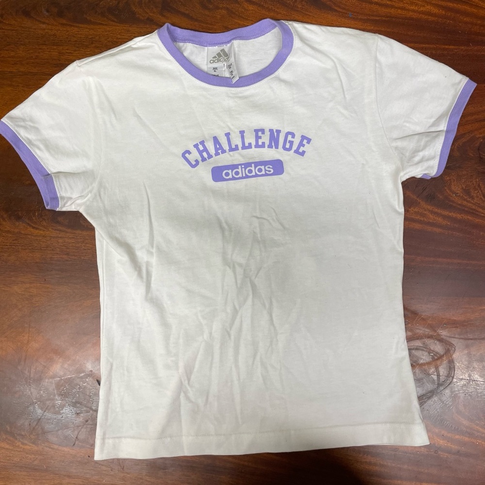 Vintage Adidas ringer t shirt